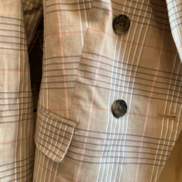 Banana Republic Size 4 Linen Blazer - Picture 3 of 7